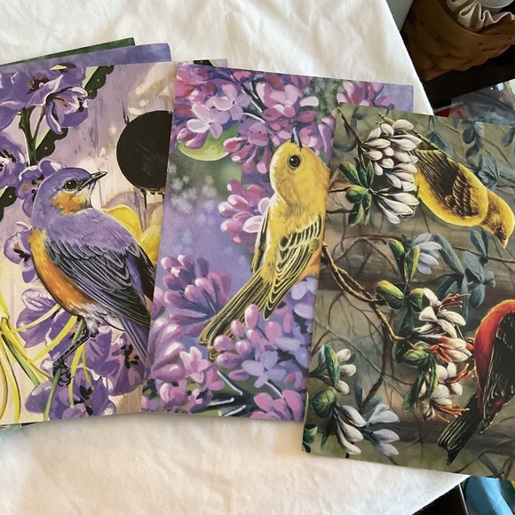 12  Blank Notecards 11 Designs Bird Beauties NO ENVELOPES  crafters,junk Journal - Picture 5 of 6